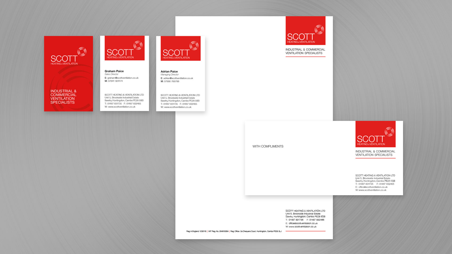Stationery design and production for engineering company
