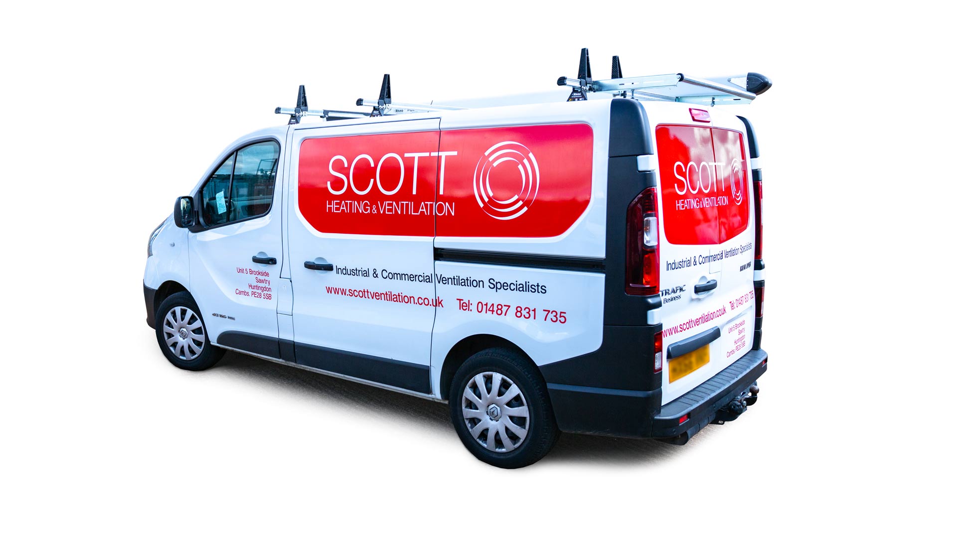 Van graphics for Peterborough engineering company