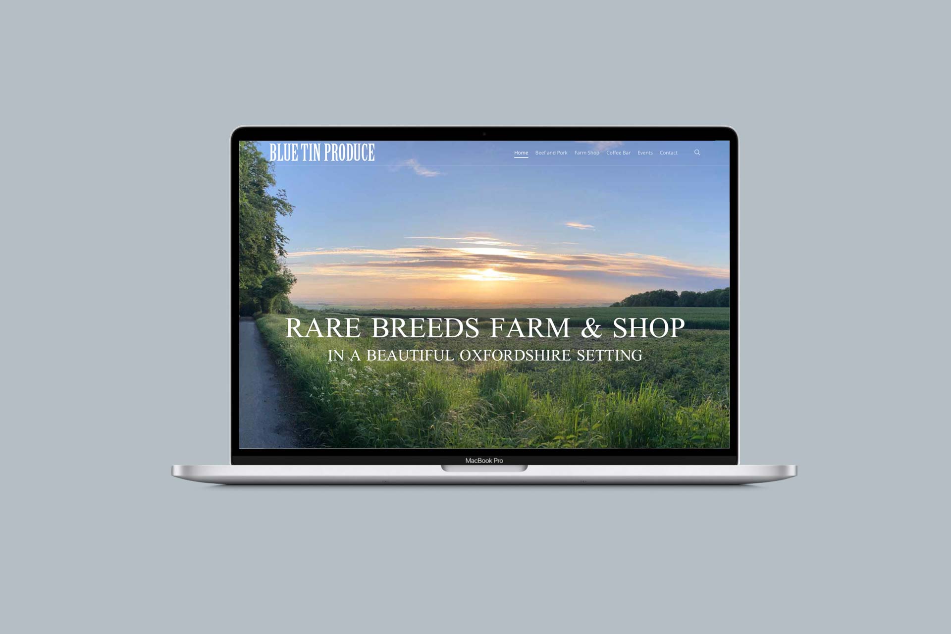 Responsive website design and construction for farm shop and cafe