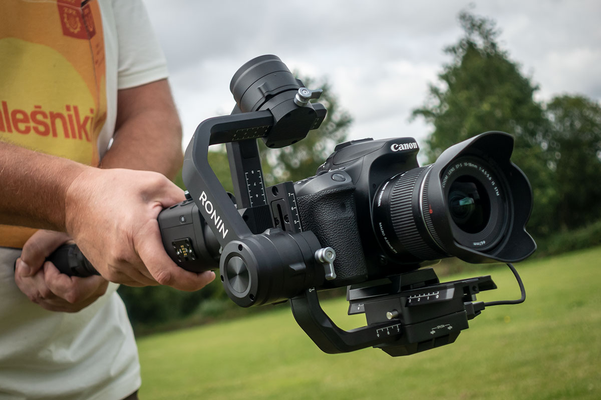 Handheld gimbal stabiliser means quick, smooth video footage