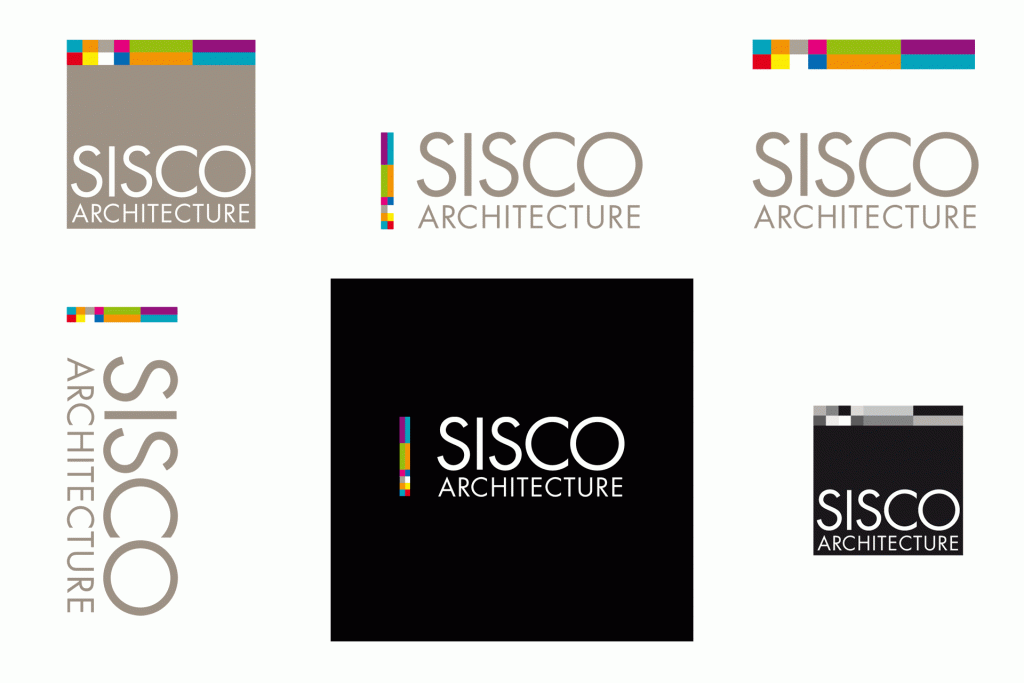 Logo system design for architectural practice